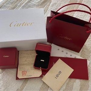 Cartier Love Wedding Band 1 Diamond